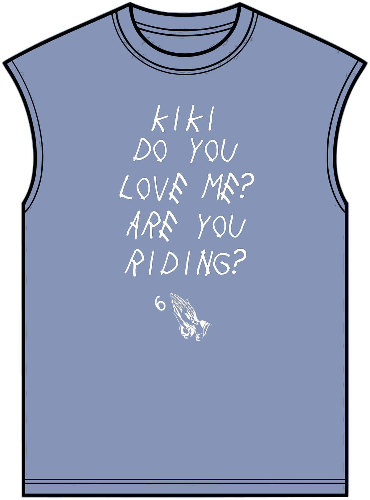 Kiki Loves Me Unisex Garment-Dyed Muscle Tee image