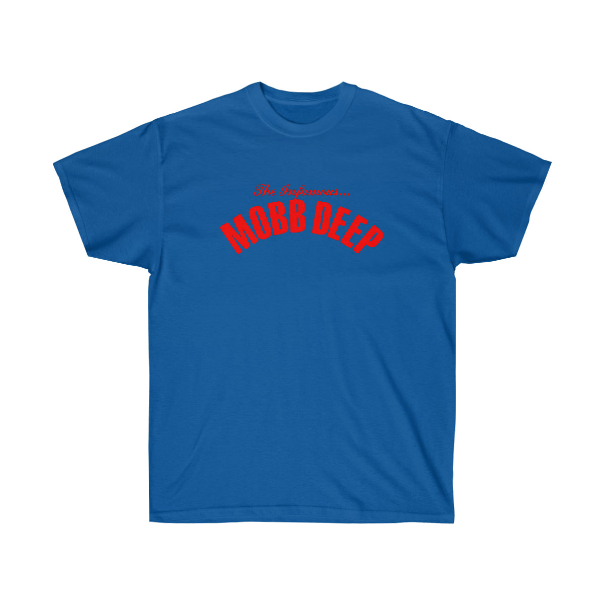 Infamous Red Men T-Shirt - Royal, 2XL image
