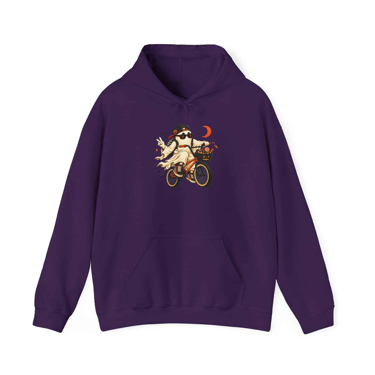 Ghost Rider BMX Hooded Sweatshirt - S, Purple image