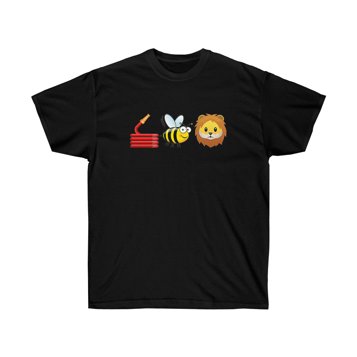 Hose bee lion Men T-Shirt - Black, M image