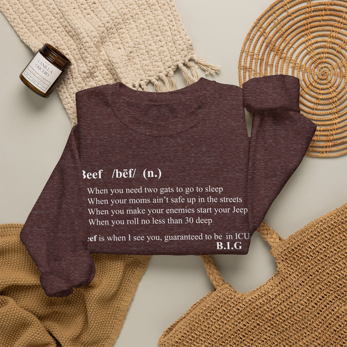 Beef Definition Crewneck Sweatshirt image 47