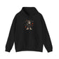 Boy Skeleton Halloween Hooded Sweatshirt - S, Black image