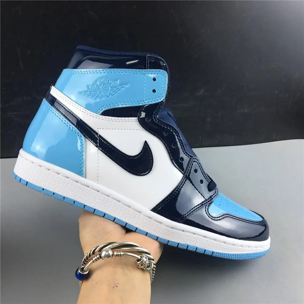 AJ 1 Retro High UNC Patent (W) Shoes Sneakers - nk0000111 image 13