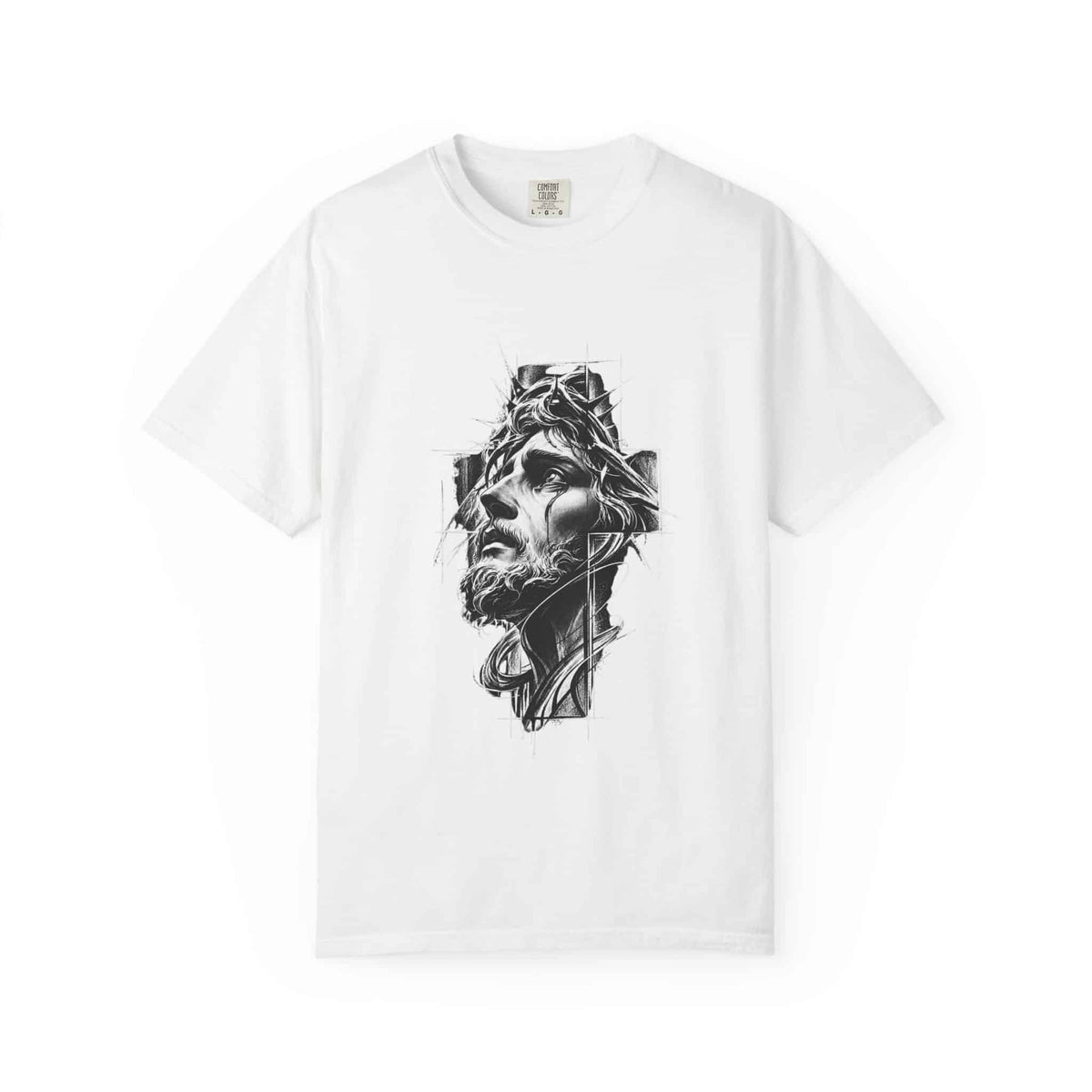 Crown of Faith 2 Unisex Garment-Dyed T-shirt image