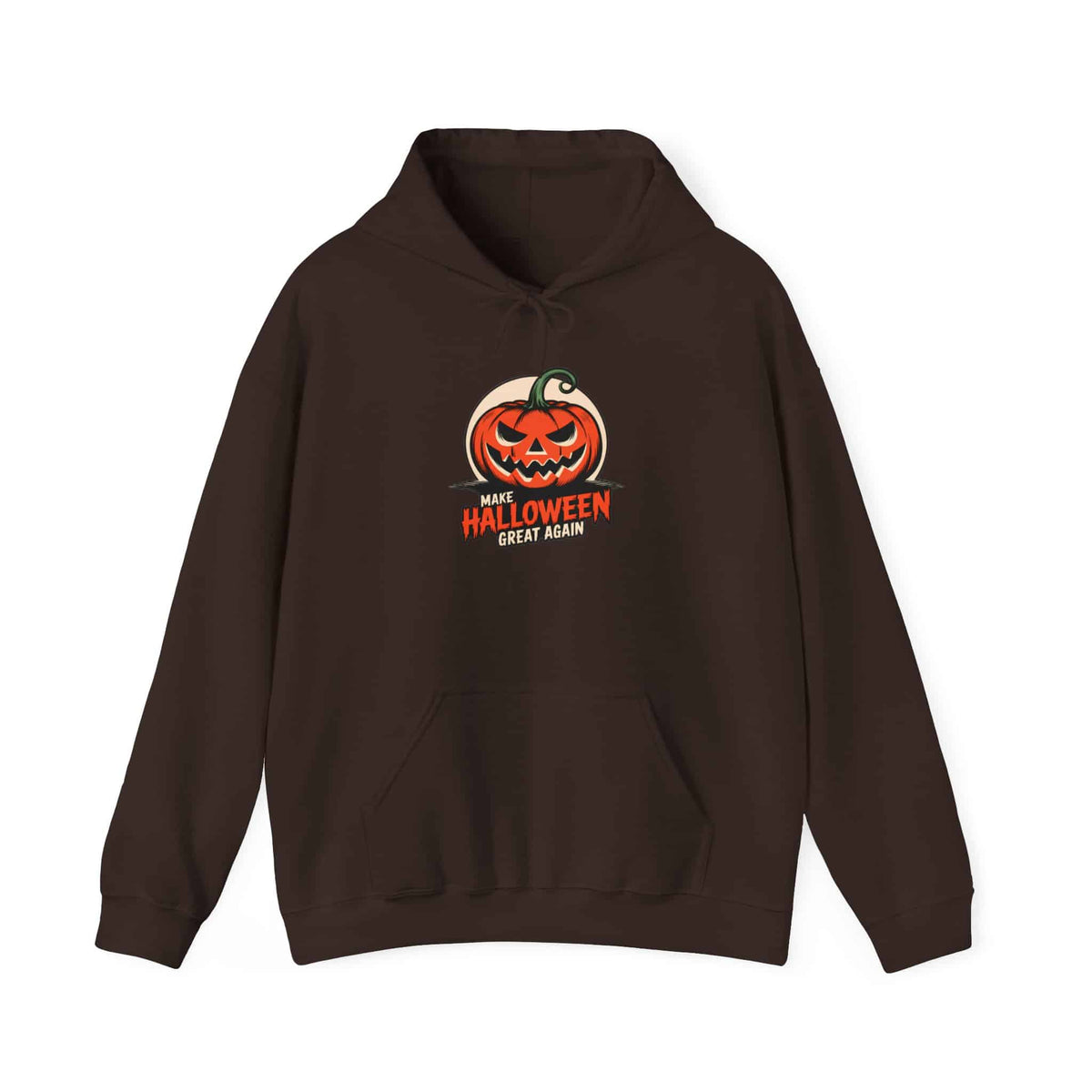 Make Halloween Great Again Hooded Sweatshirt - XL, Dark Chocolate image