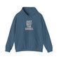 Graphic Print Hooded Sweatshirt - POD0033 - XL, Indigo Blue image