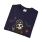 Boy Skeleton Halloween Unisex Garment-Dyed T-shirt image 79