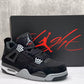 AJ 4 Retro Black Canvas Shoes Sneakers - nk0002275 image 8