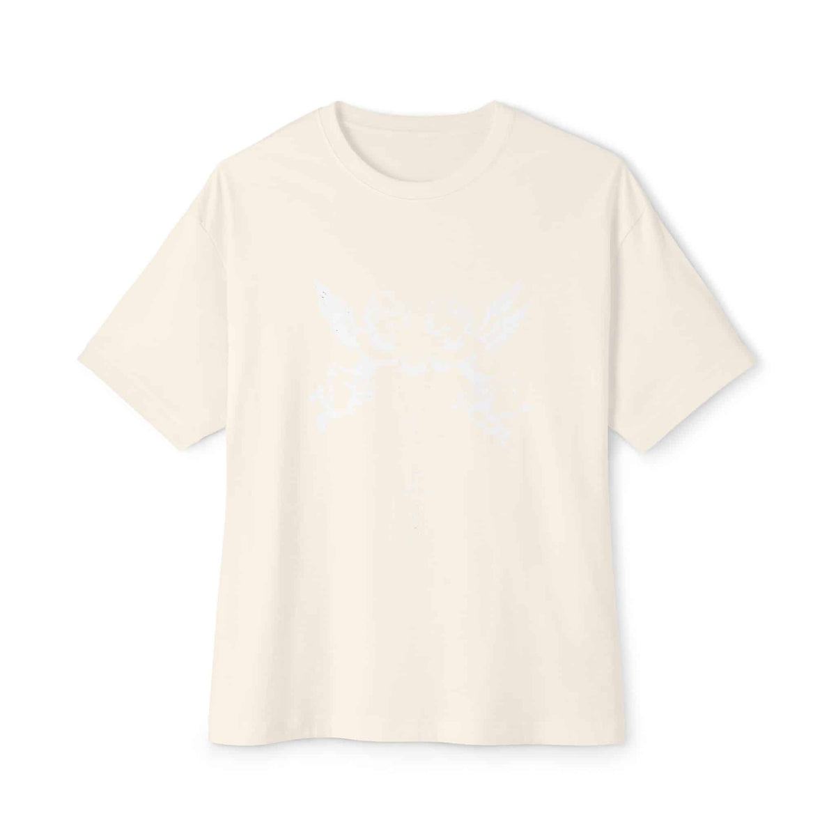 Heavenly Guardians Unisex Oversized Boxy Tee - Natural, XL image