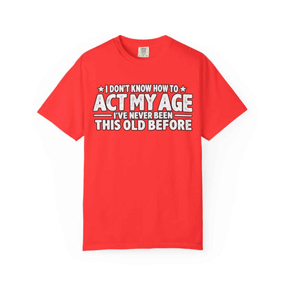 Graphic Print Unisex Garment-Dyed T-shirt – POD0034 image 36