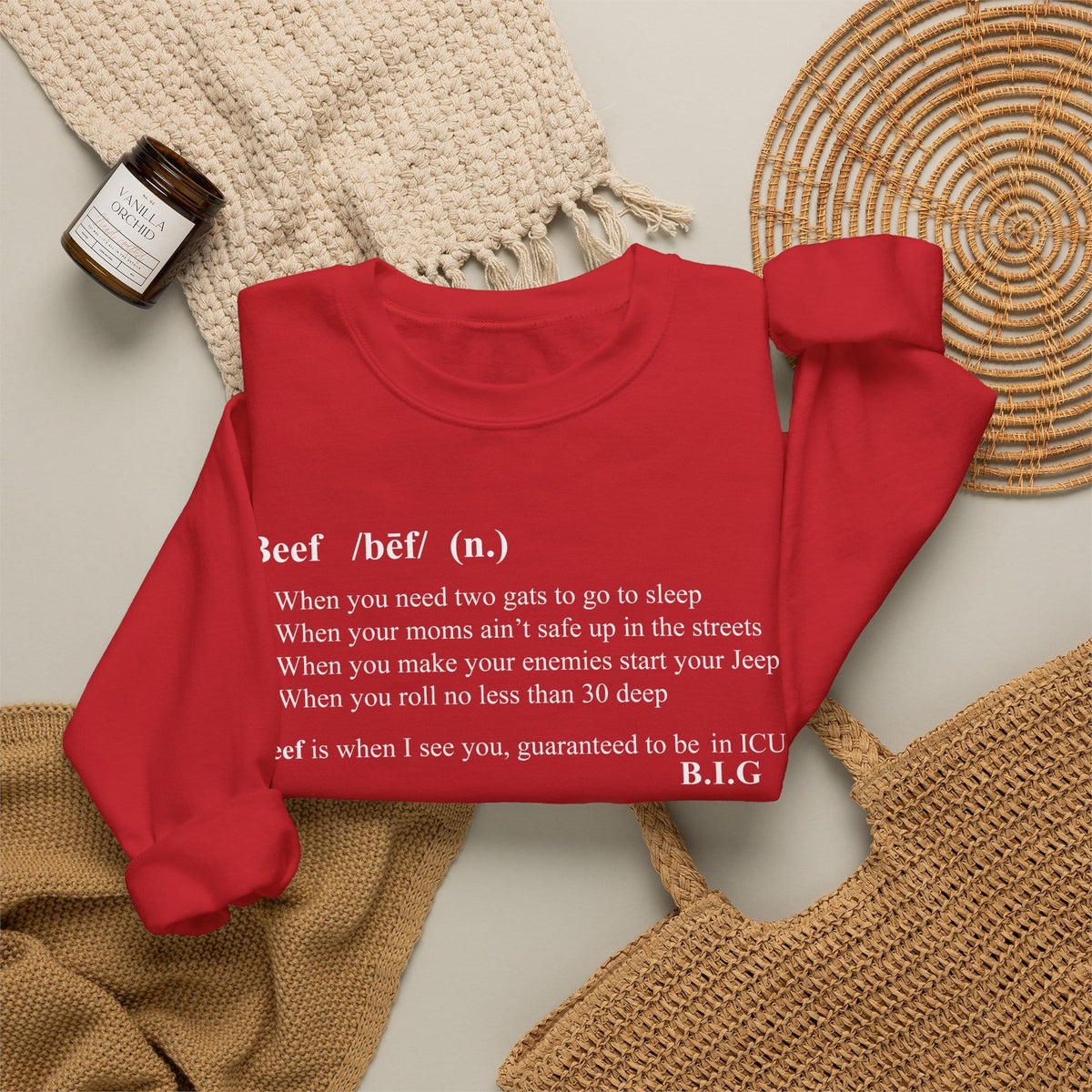 Beef Definition Crewneck Sweatshirt image 11
