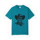 Outlaw Skull Unisex Garment-Dyed T-shirt image
