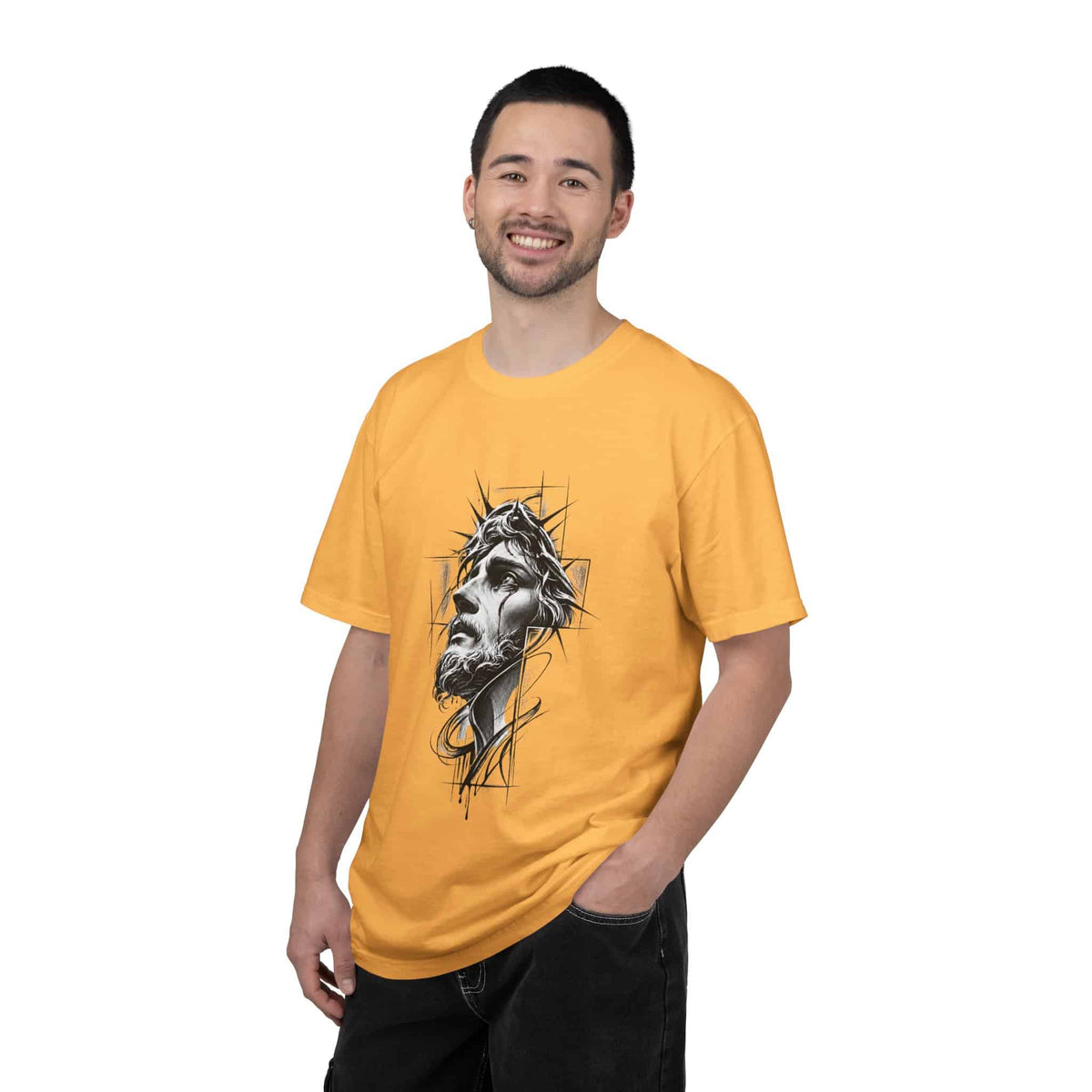 Crown of Faith 1 Unisex Garment-Dyed T-shirt image 30
