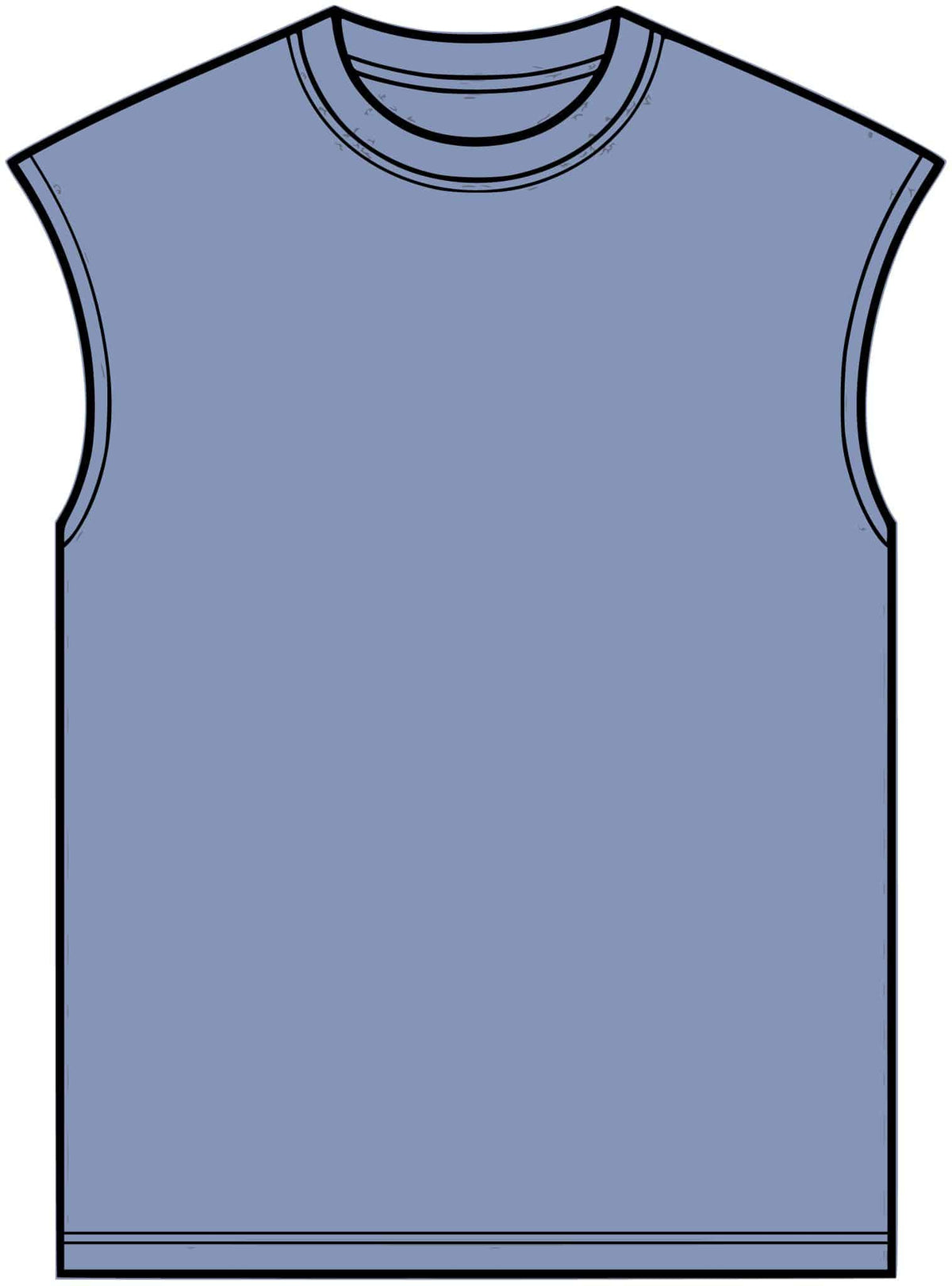 Howdy Ghost Unisex Garment-Dyed Muscle Tee image 10