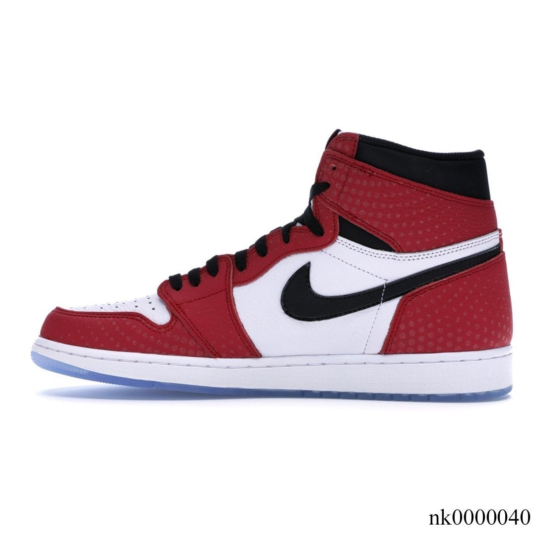 AJ 1 Retro High Spider-Man Origin Story Shoes Sneakers - nk0000040 image 1