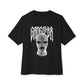 Gangster Mask Unisex Oversized Boxy Tee - Black, M image