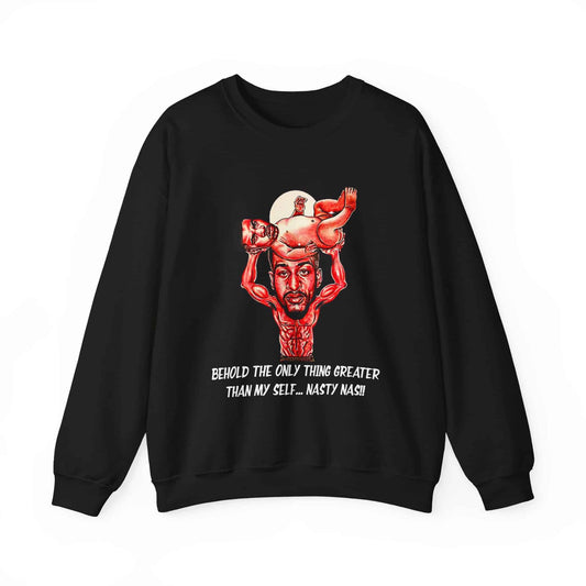 Nas The Last Word Crewneck Sweatshirt image 0