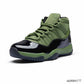 AJ 11 Retro Olive and Black Shoes Sneakers - nk0004177 image 2