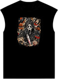 Halloween Horror Unisex Garment-Dyed Muscle Tee image 0