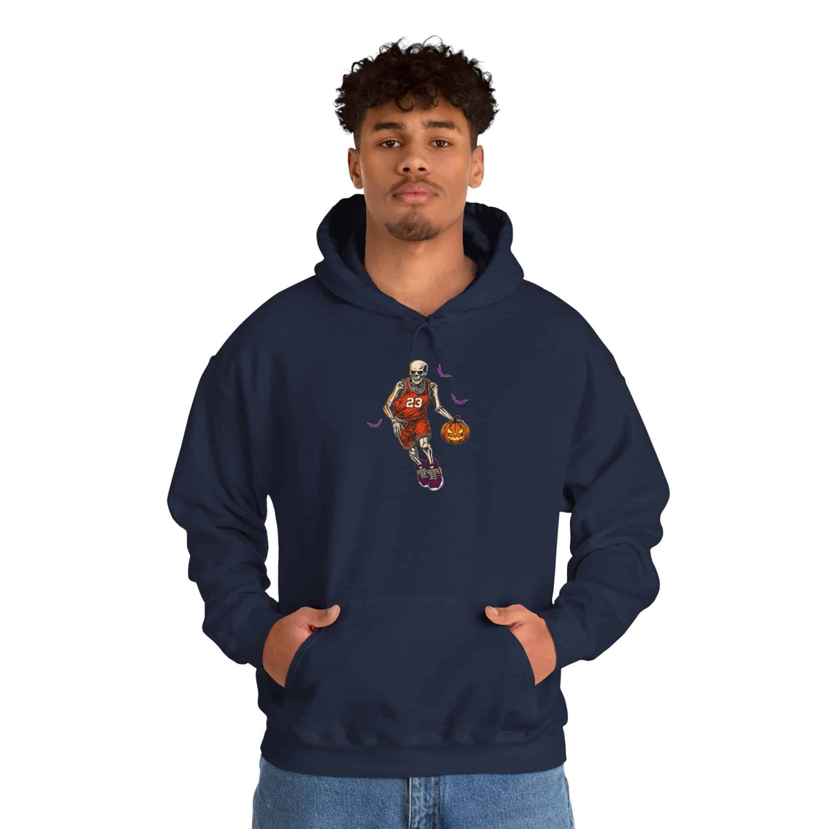 Halloween Basketball Hooded Sweatshirt image 77