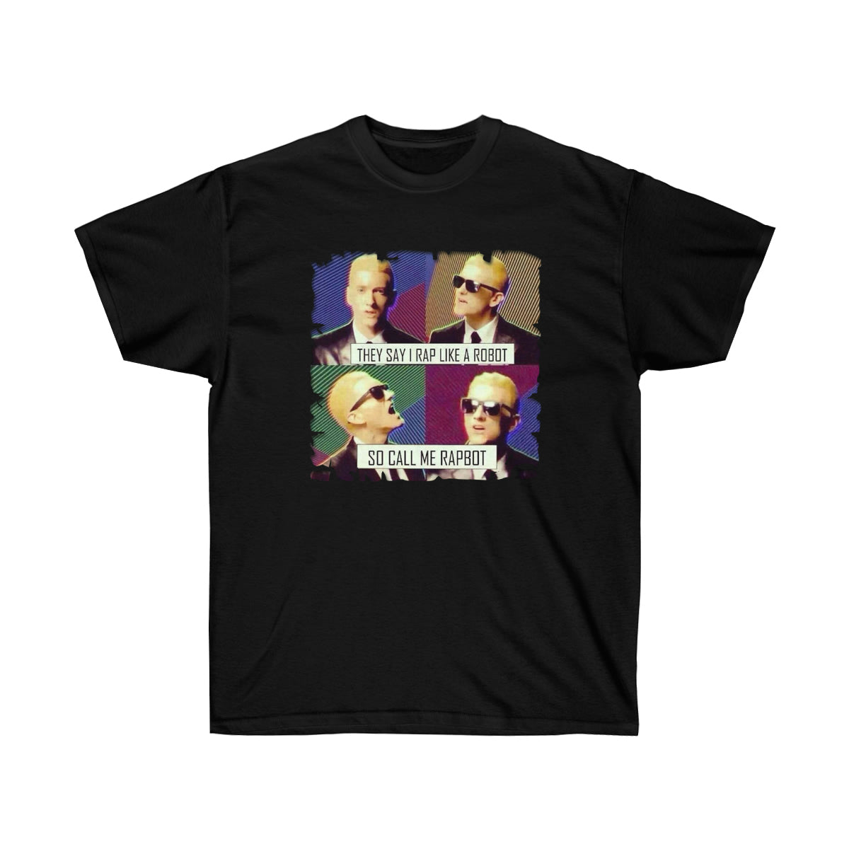 Call Me Rapbot Men T-Shirt - Black, S image