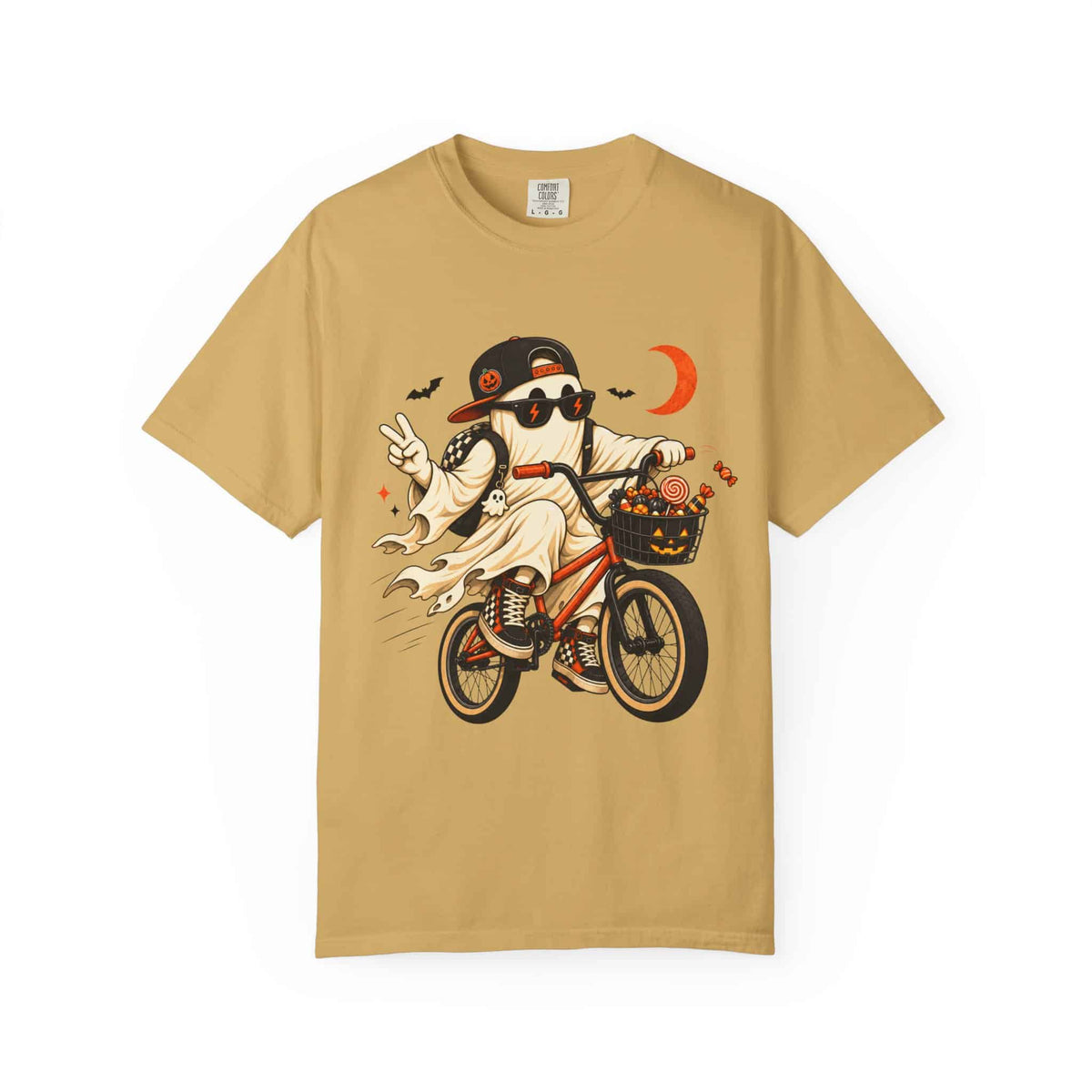 Gangster Mask Unisex Garment-Dyed T-shirt image