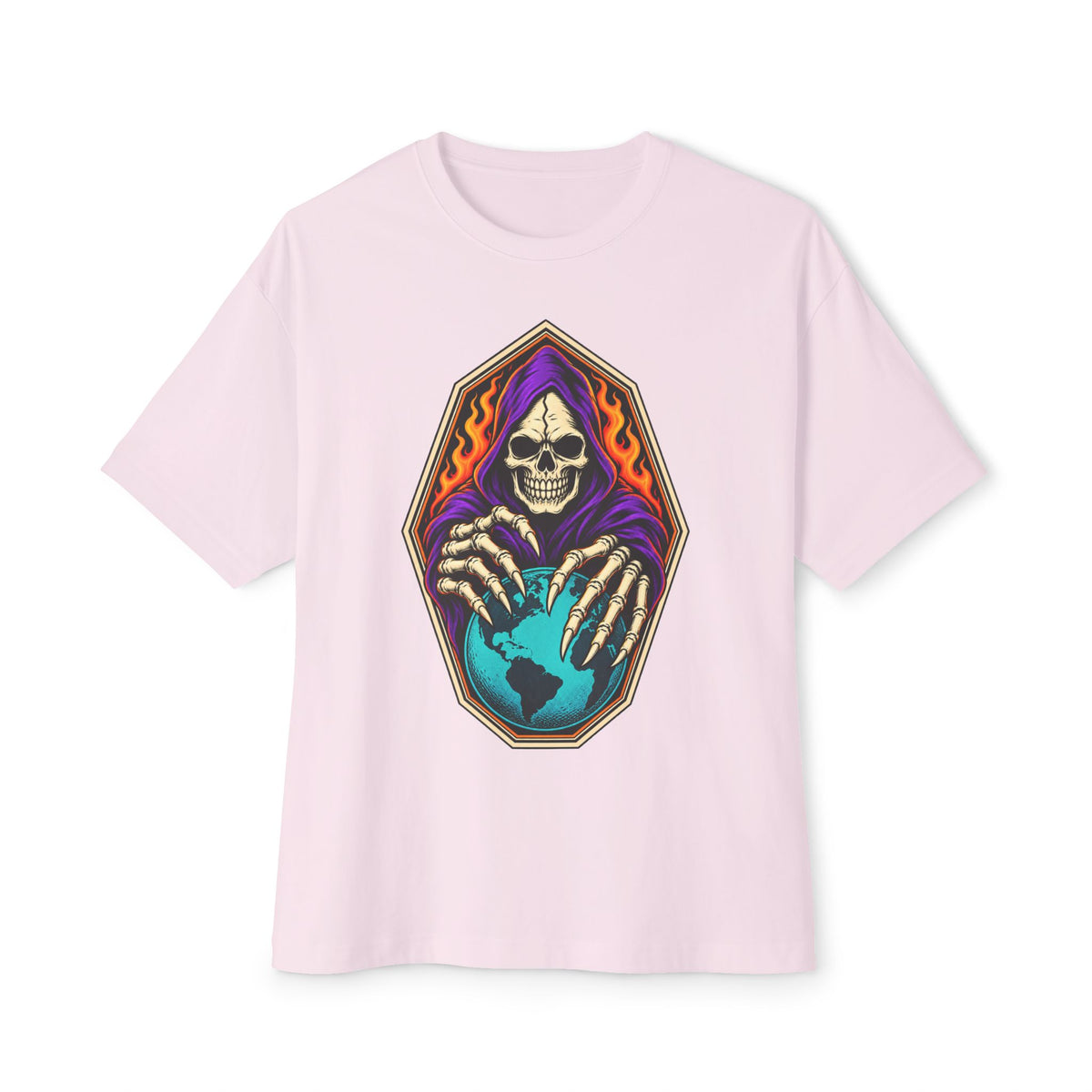Soul Keeper Unisex Oversized Boxy Tee - Soft Pink, 2XL image