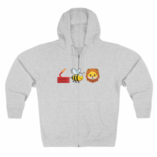Bee Unisex Zip Hoodie image 0