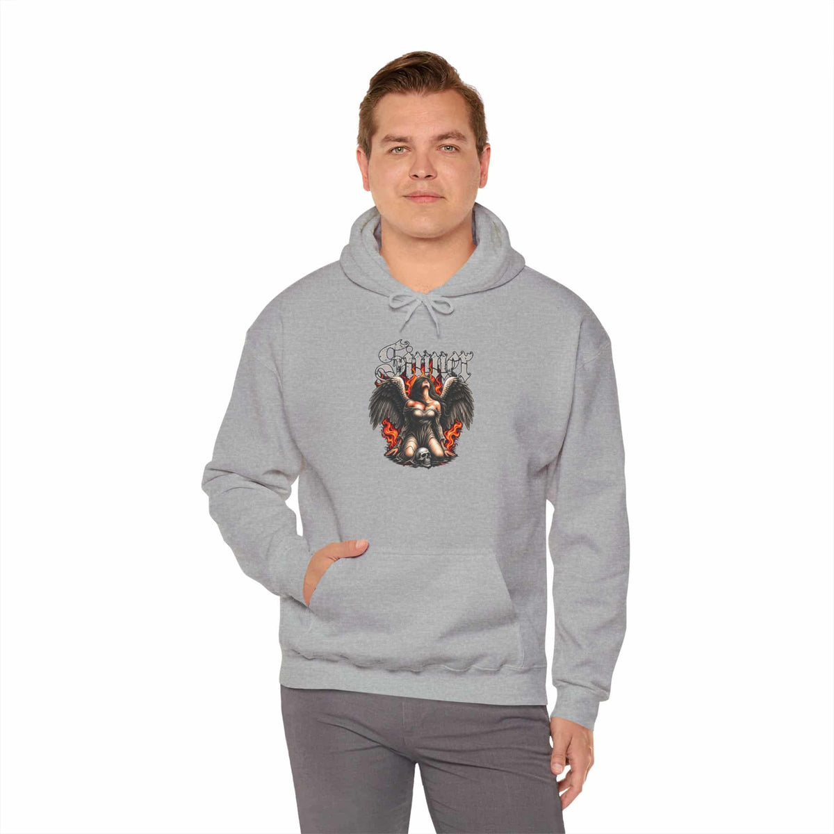 Sinner’s Flame Hooded Sweatshirt image 91