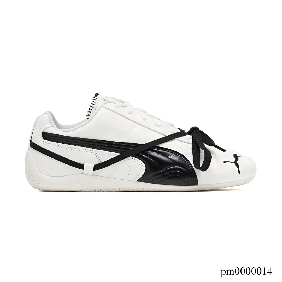Rosé x PM Speedcat Premium Leather Warm White Shoes Sneakers - pm0000014 image