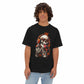 Neon Skull DJ Unisex Oversized Boxy Tee image 5