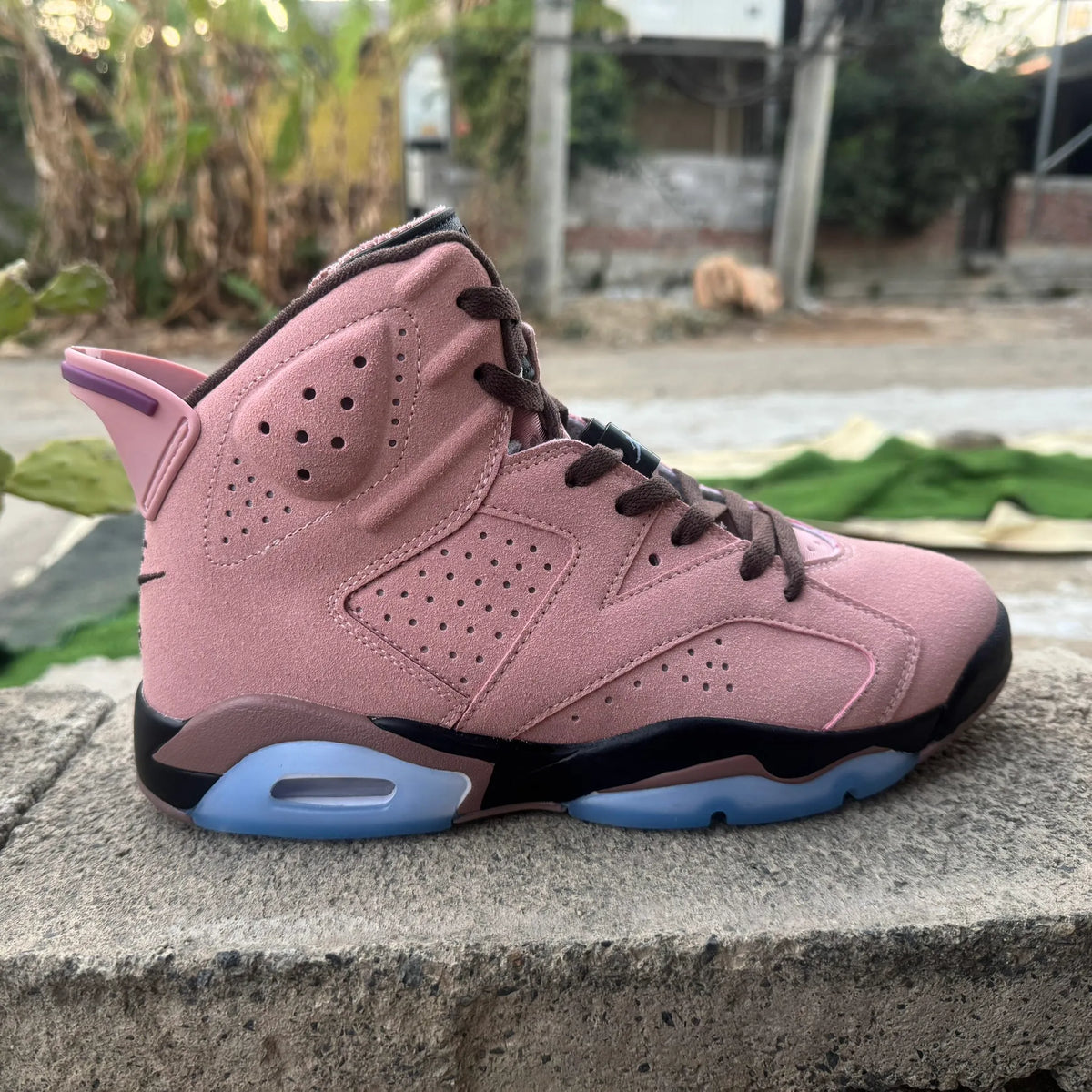A Ma Maniere x AJ 6  SP Black Smokey Mauve Shoes Sneaker - nk0004756 image 4