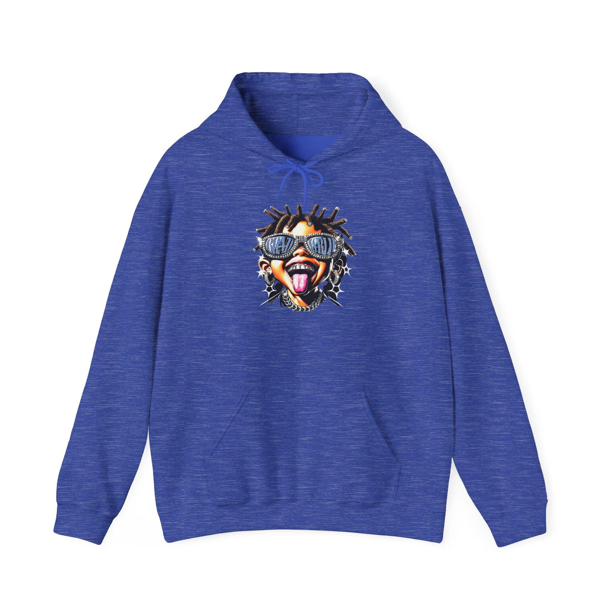 Diamond Drip Hooded Sweatshirt - XL, Heather Sport Royal image