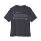 Beef Definition Unisex Oversized Boxy Tee - Dark Grey, 3XL image