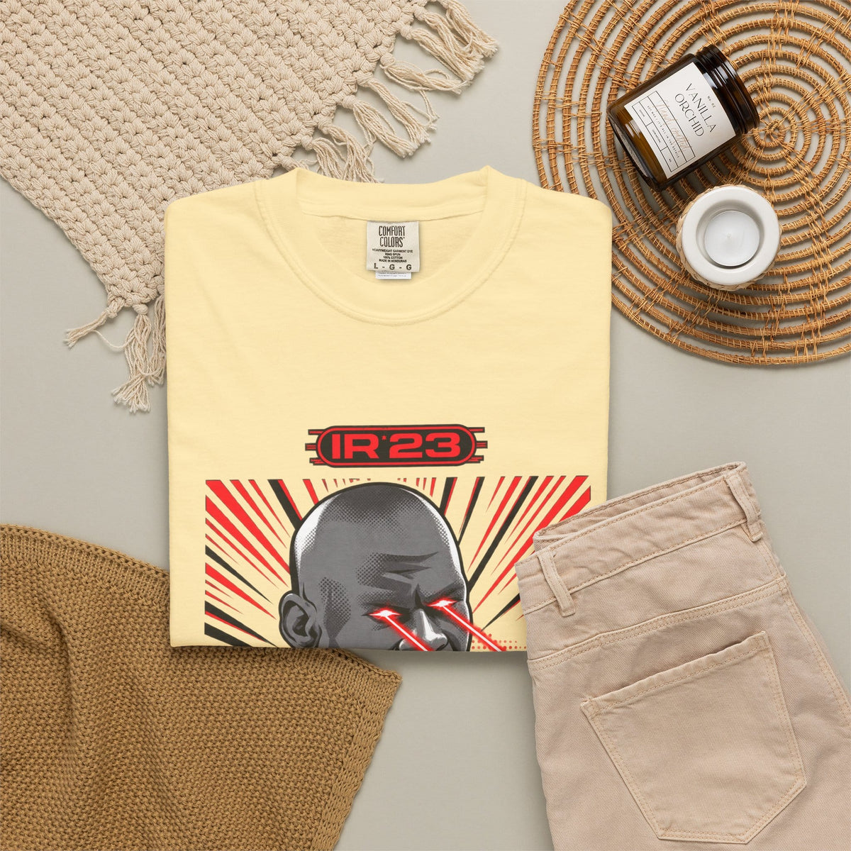 Graphic Print  Unisex Garment-Dyed T-shirt - POD0033 image 15