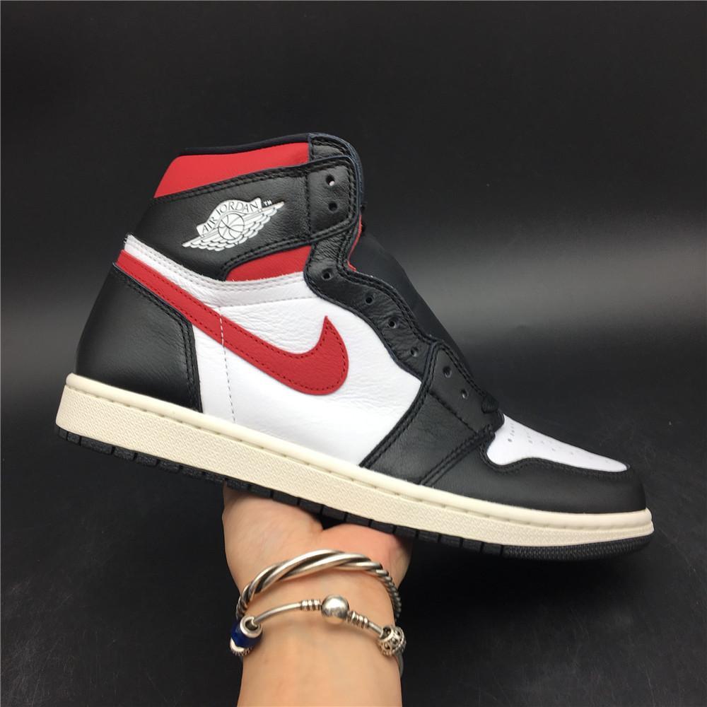 AJ 1 Retro High Black Gym Red Shoes Sneakers - nk0000147 image 12