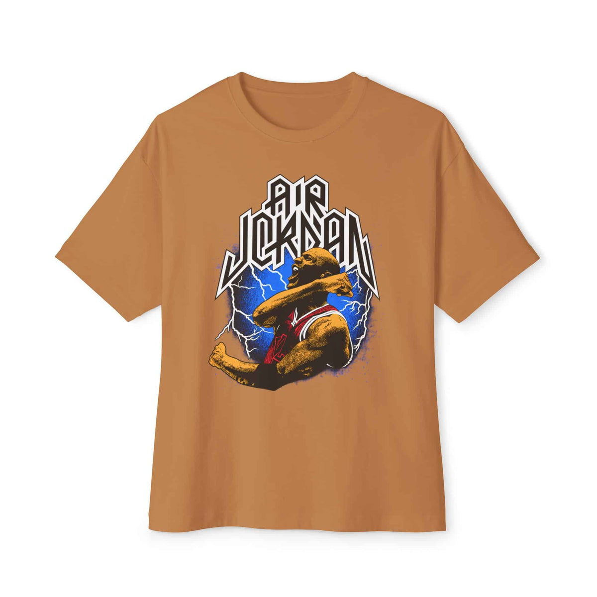 Airborne Legend Unisex Oversized Boxy Tee - Toast, M image