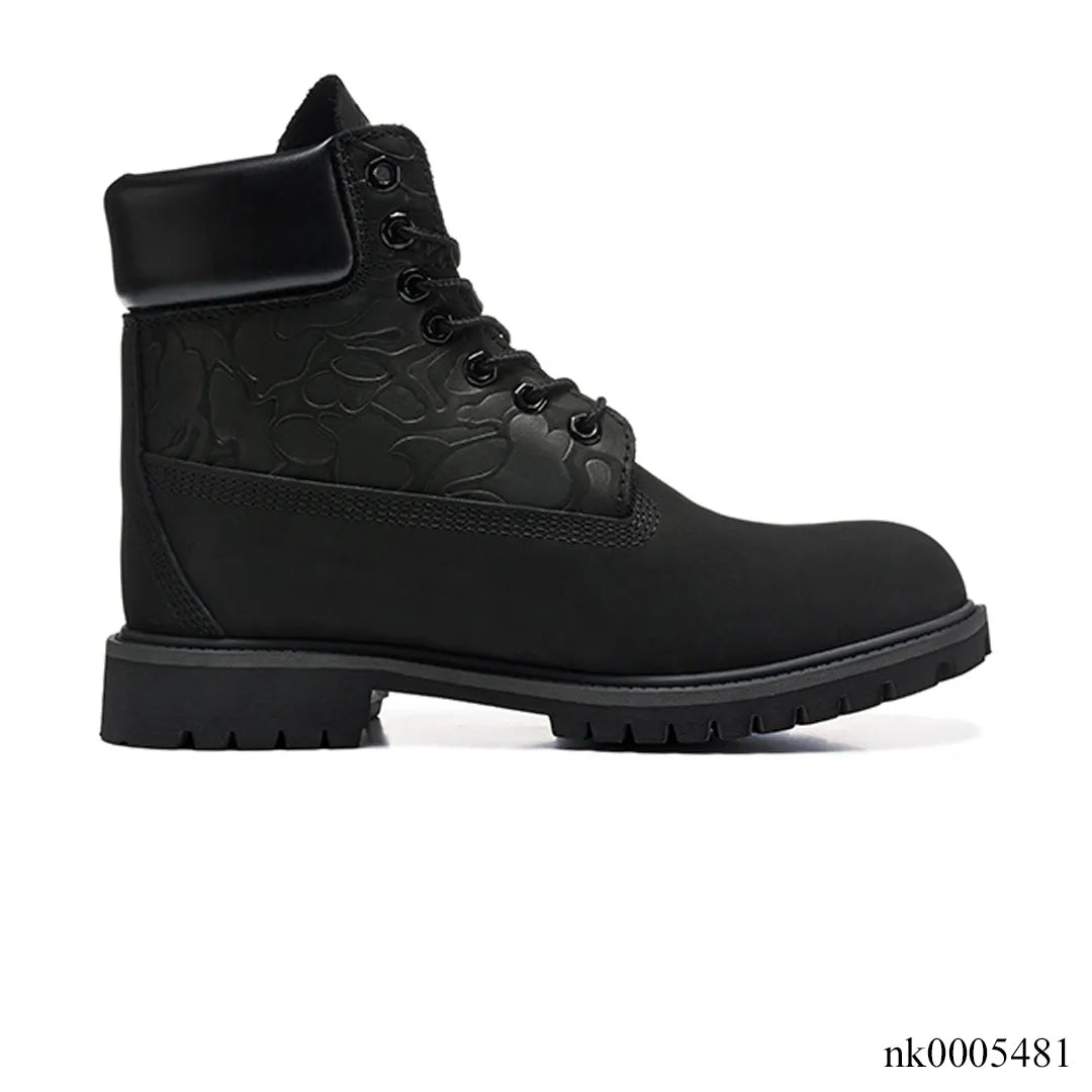 [PREMIUM] A Bathing Ape x Undefeated x TBL 6 Inch Black Shoes Sneakers - nk0005481 image 0