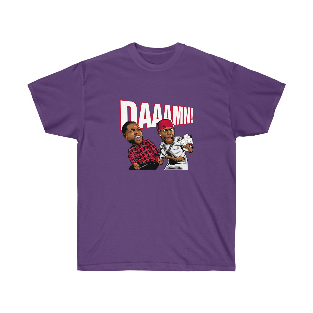 Friday Damn Men T-Shirt - Purple, M image