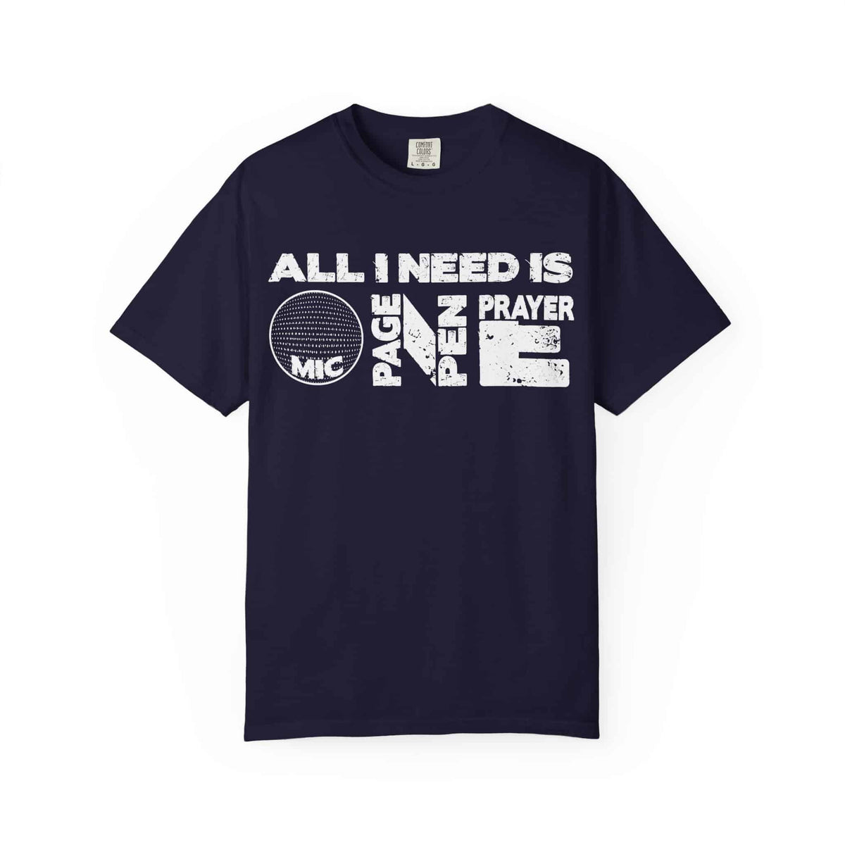 ALL_I_NEED_IS Unisex Garment-Dyed T-shirt image