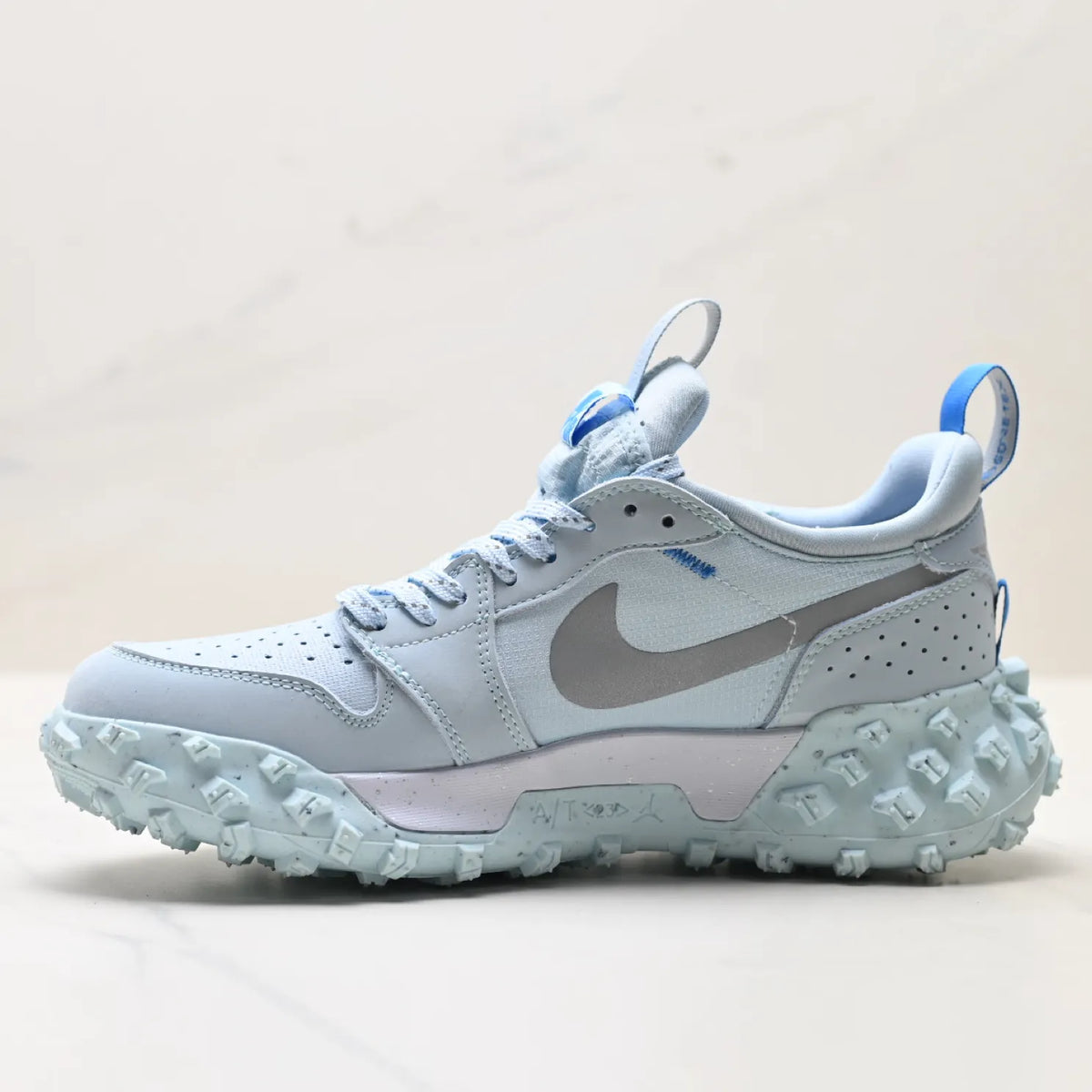 AJ 1 Low Element Gore-Tex Glacier Blue Silver Shoes Sneakers - nk0004988 image 5
