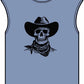 Outlaw Skull Unisex Garment-Dyed Muscle Tee image