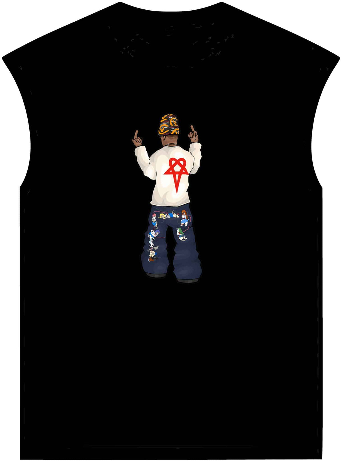 Rebel Attitude Unisex Garment-Dyed Muscle Tee image