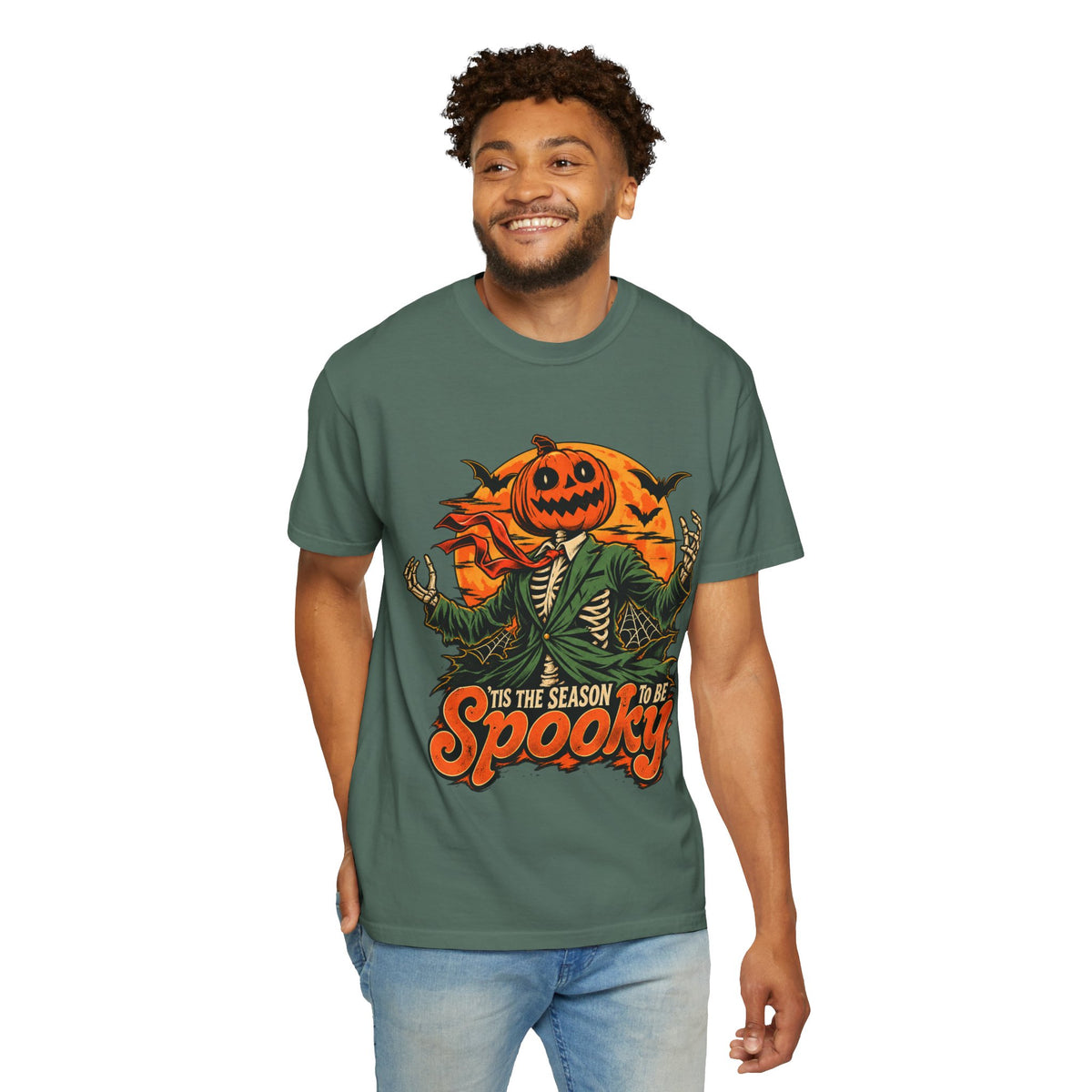 Spooky Season Unisex Garment-Dyed T-shirt image 101