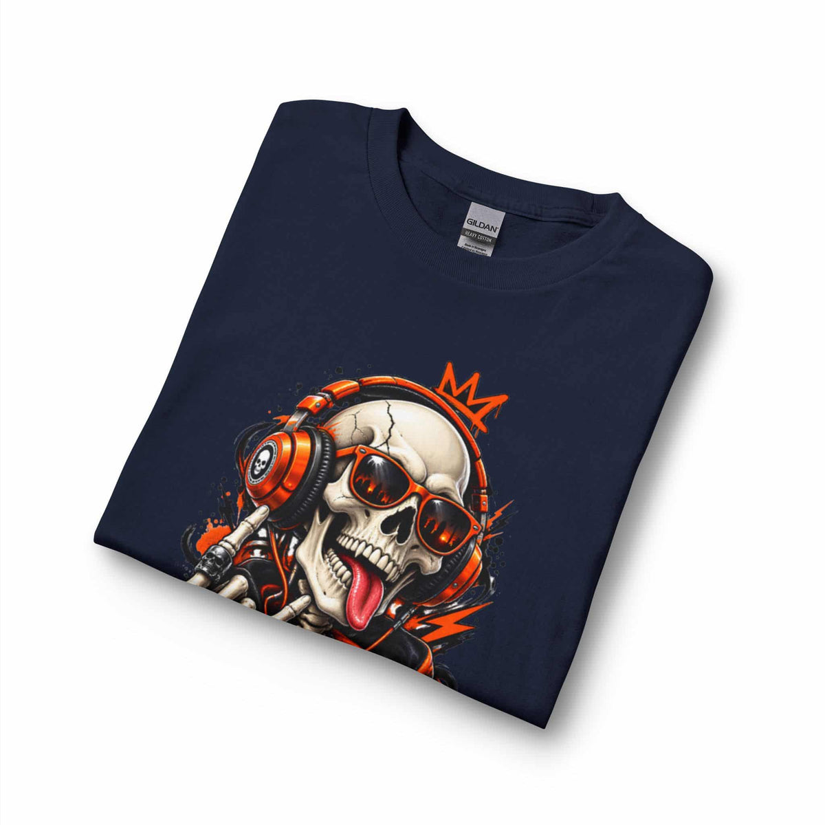 Neon Skull DJ Long Sleeve T-Shirt image 22