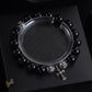 CH Cross Flower Ball Bracelet - CH0076 - Black image