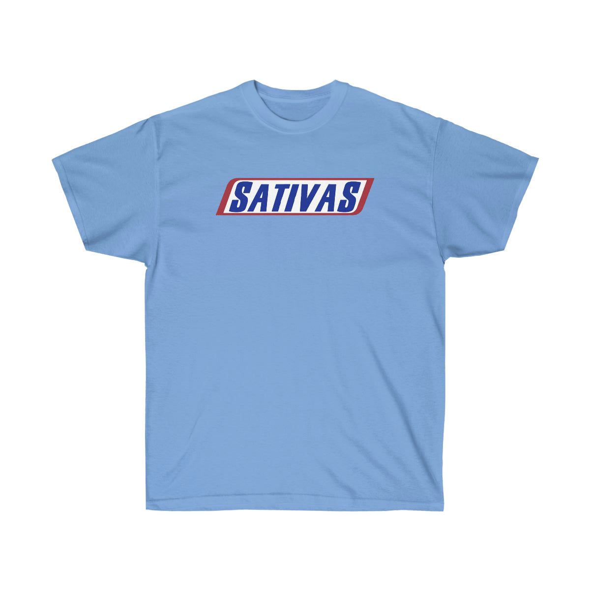 Sativas Color Men T-Shirt - Carolina Blue, XL image