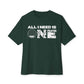 ALL_I_NEED_IS Unisex Oversized Boxy Tee - Forest, M image