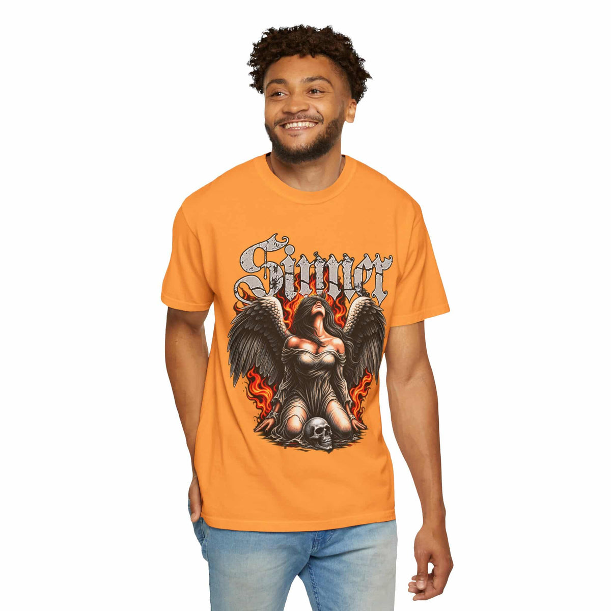 Sinner’s Flame Unisex Garment-Dyed T-shirt image 47