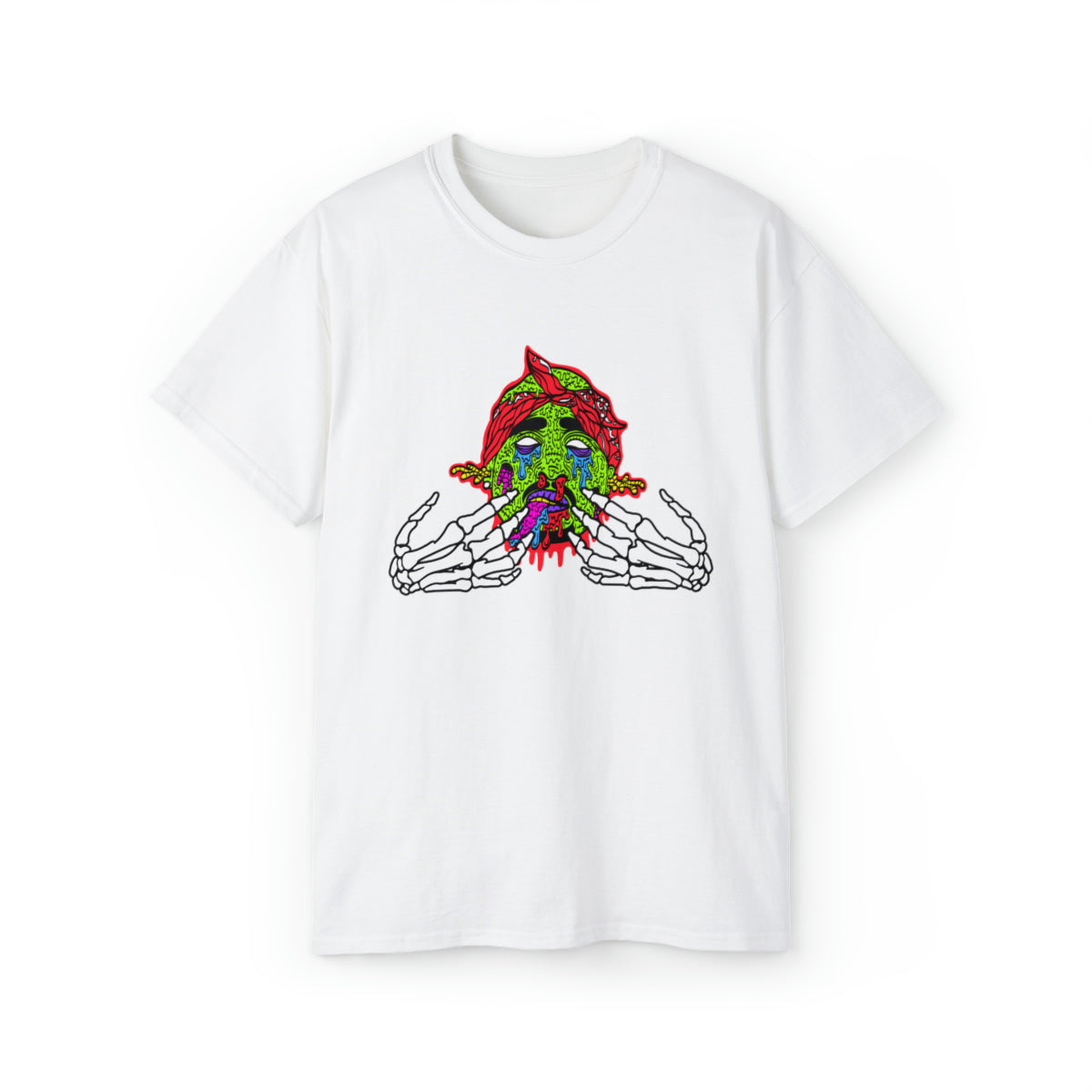 2Pac Monster  T-Shirt - White, L image